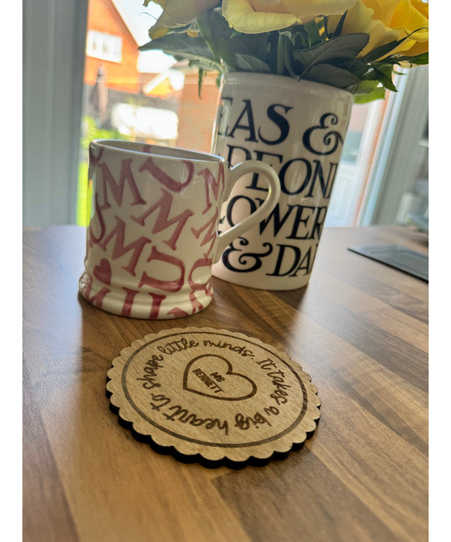 Personalised Teacher Coaster