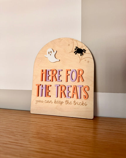 Here For The Treats Shelf Sitter