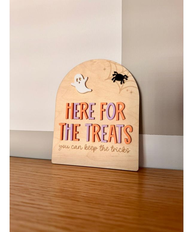 Here For The Treats Shelf Sitter