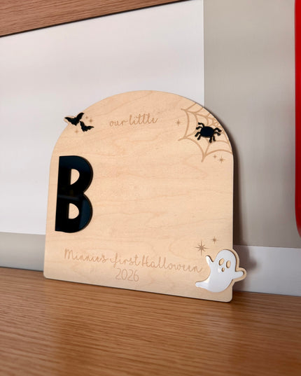 My First Halloween Plaque