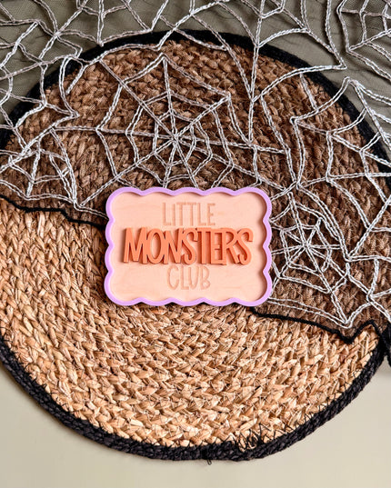 Little Monsters Club Plaque