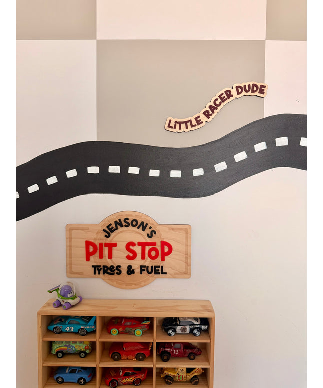 Little Racer Dude Plaque