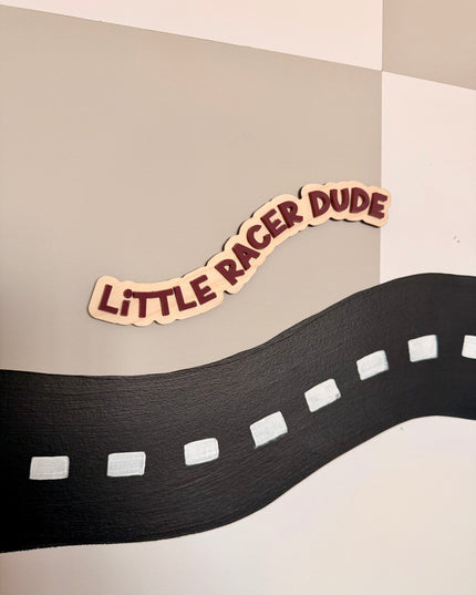 Little Racer Dude Plaque
