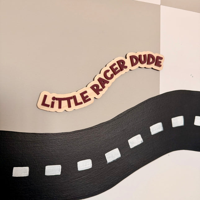 Little Racer Dude Plaque