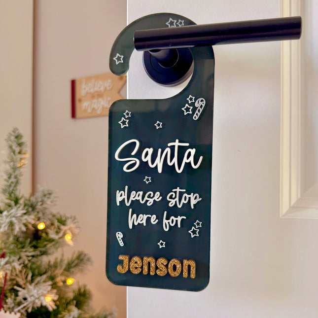 Personalised Santa / Father Christmas Door Hanger