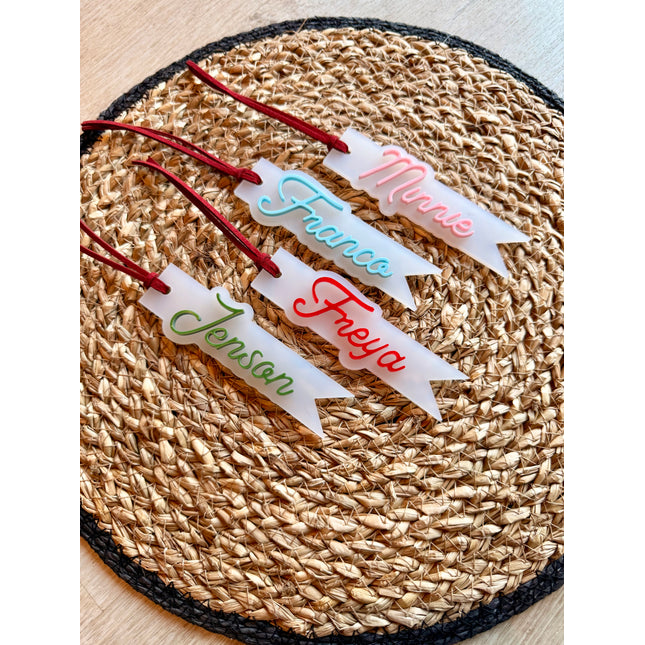 Personalised Acrylic Christmas Gift Tag