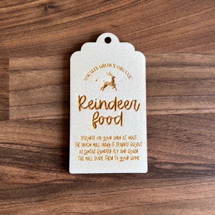 *CLEARANCE* Reindeer Food Tag
