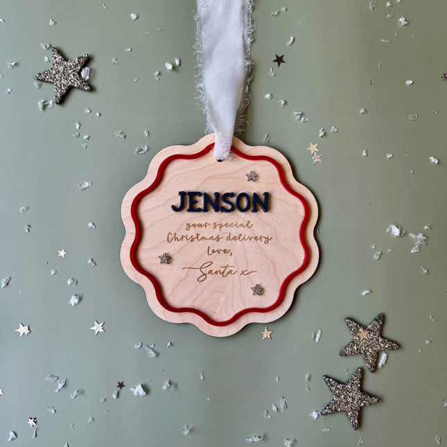 Personalised Love Santa Tag