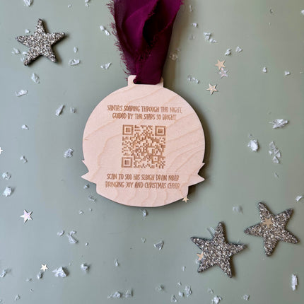 Santa Tracker Medal with QR Code