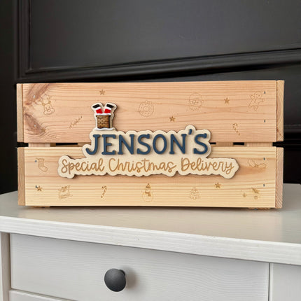 Personalised Christmas Crate