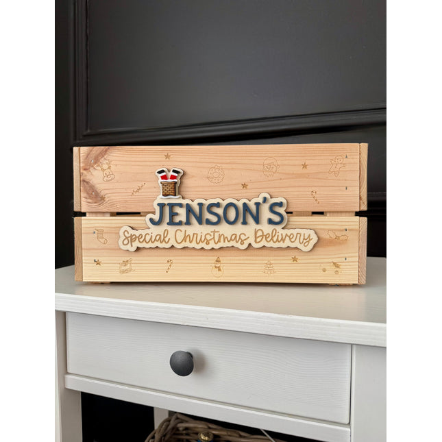 Personalised Christmas Crate