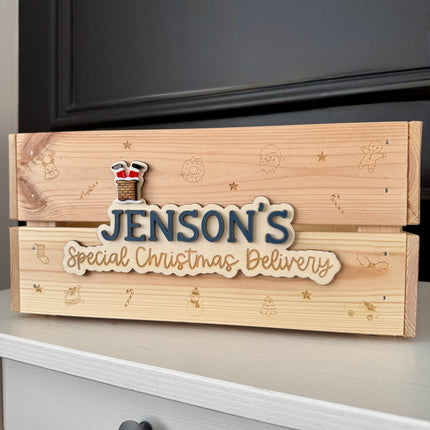 Personalised Christmas Crate