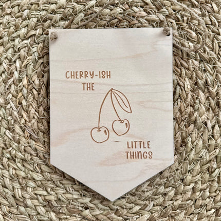 Cherry-ish Mini Hanging Pennant