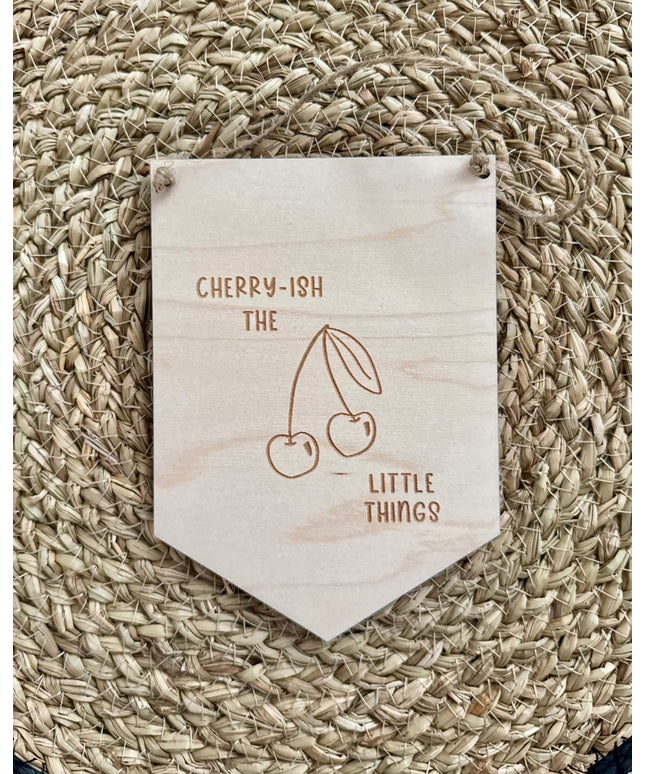 Cherry-ish Mini Hanging Pennant