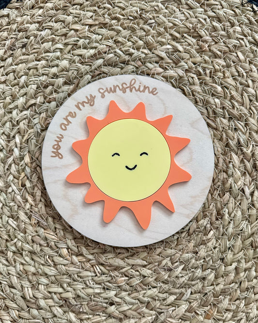 You Are my Sunshine Plaque