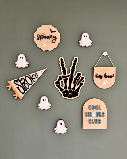Ghost Wall Shapes - Set of 4