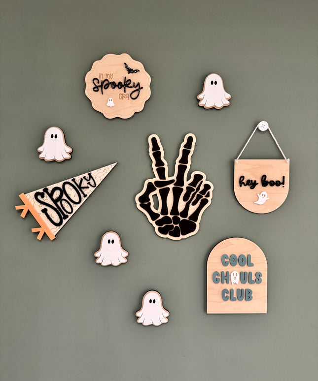 Ghost Wall Shapes - Set of 4