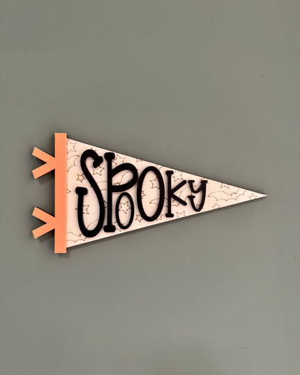 Spooky Pennant Flag