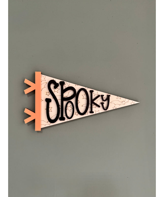 Spooky Pennant Flag