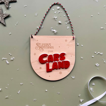 Christmas Cars Land Mini Banner