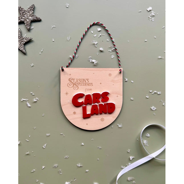 Christmas Cars Land Mini Banner