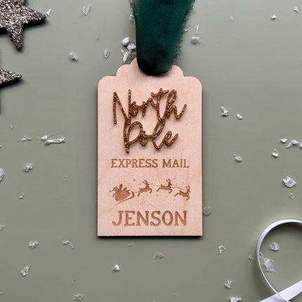 Personalised North Pole Gift Tag