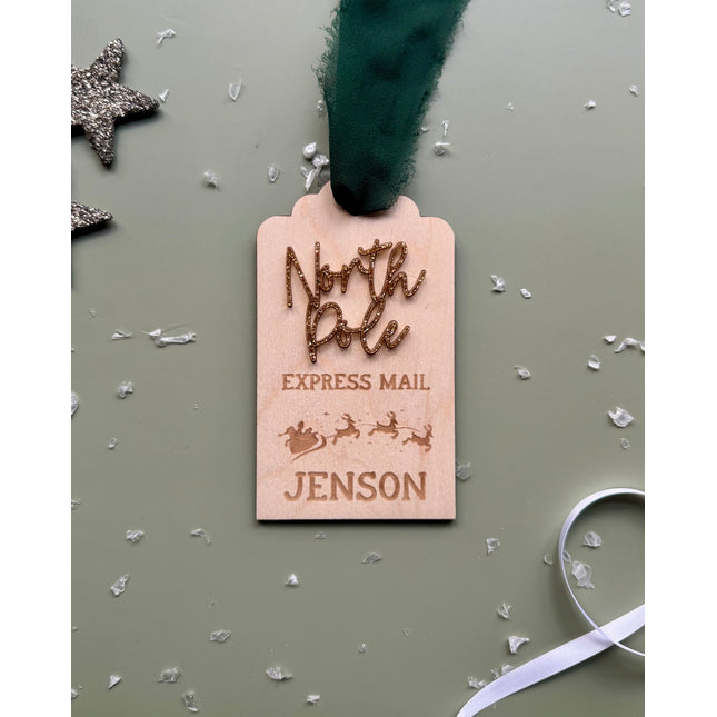 Personalised North Pole Gift Tag