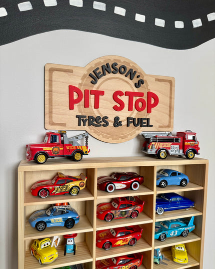Personalised Pit Stop Sign