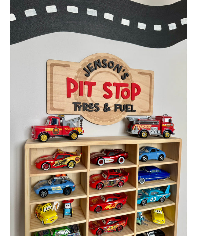 Personalised Pit Stop Sign