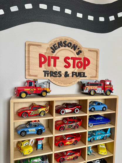Personalised Pit Stop Sign