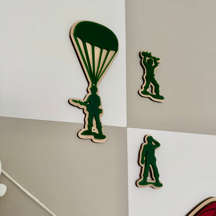 Army Men Wall Shapes - Set of 3