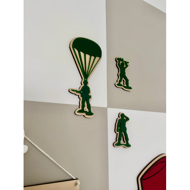 Army Men Wall Shapes - Set of 3