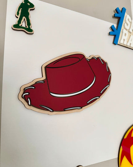 Acrylic Jessie Hat Wall Shape