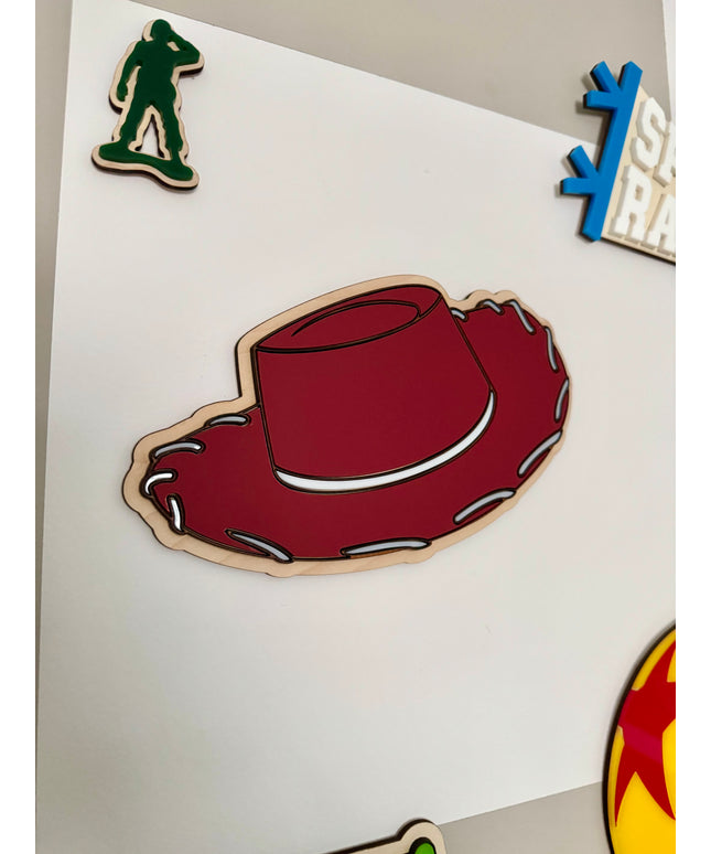 Acrylic Jessie Hat Wall Shape