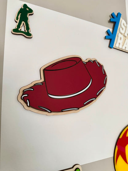 Acrylic Jessie Hat Wall Shape