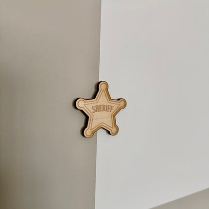 Sheriff Badge Wall Hook