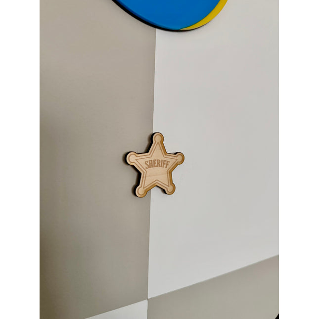 Sheriff Badge Wall Hook