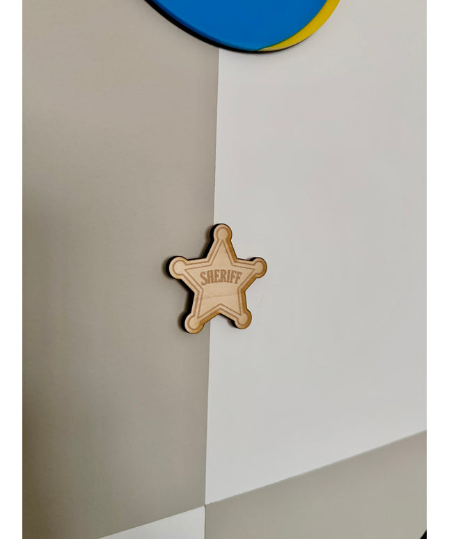 Sheriff Badge Wall Hook