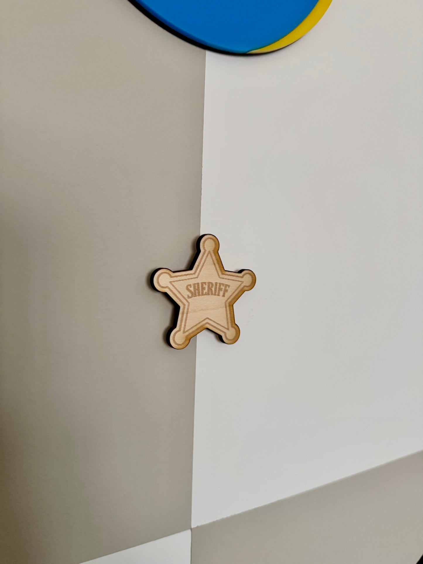 Sheriff Badge Wall Hook