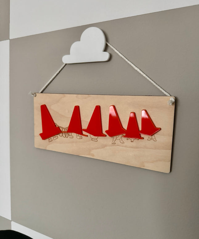 Traffic Cone Hanging Pennant