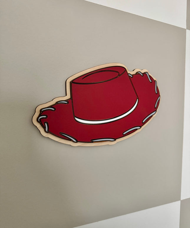 Acrylic Jessie Hat Wall Shape