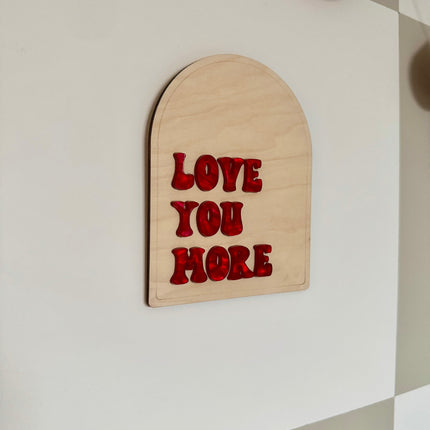 *Clearance* Love You More Shelf Sitter