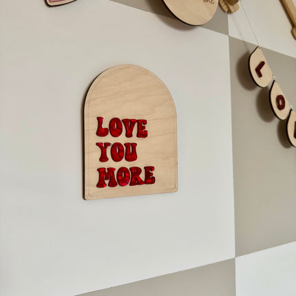 *Clearance* Love You More Shelf Sitter