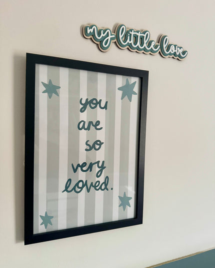 My Little Love Triple Layer Sign