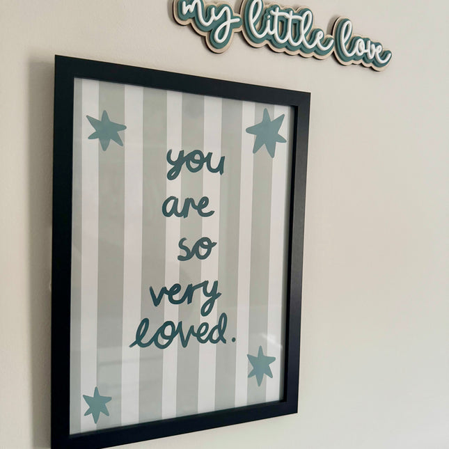 My Little Love Triple Layer Sign