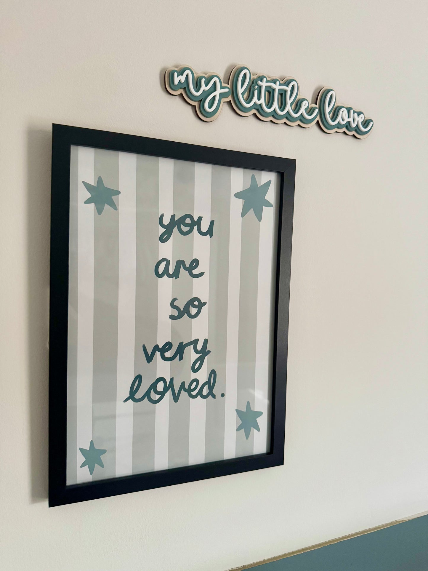 My Little Love Triple Layer Sign
