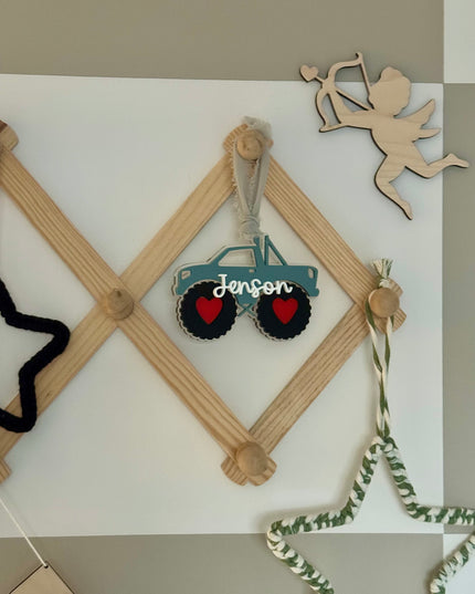 Monster Truck Bag Tag