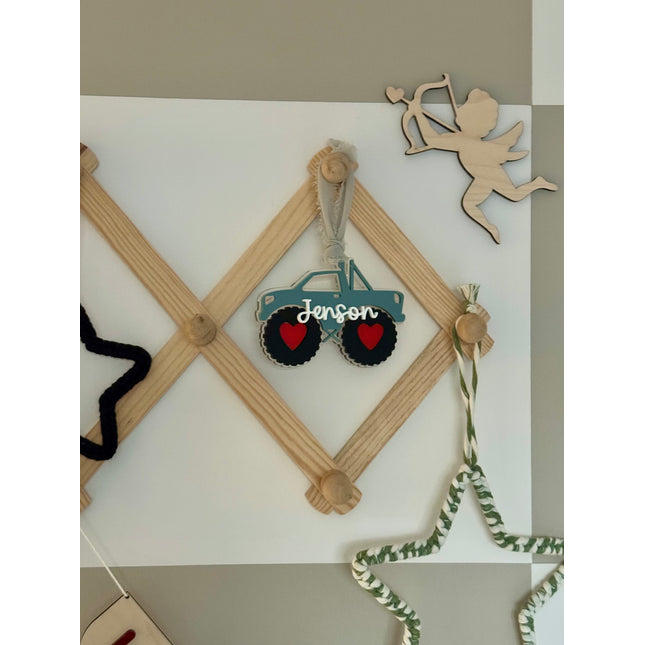 Monster Truck Bag Tag