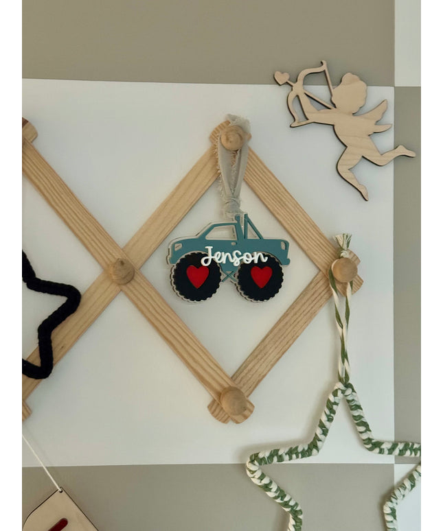 Monster Truck Bag Tag