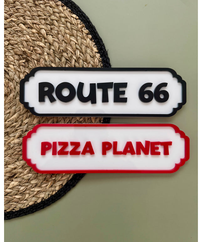Personalised Acrylic Street Sign - Custom Colour!